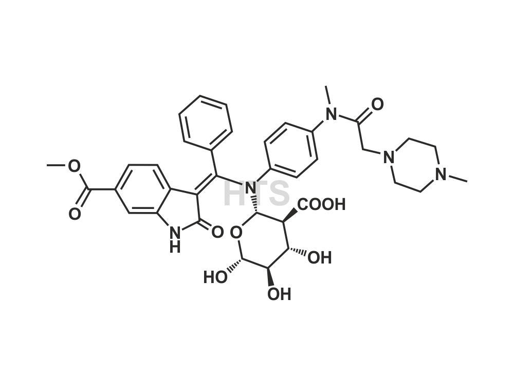 Nintedanib N-Glucuronide-1